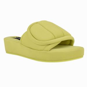 Nine West Lounge Platform Slippers Geel Nederland | OAJ-640582